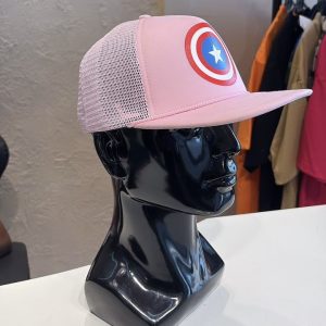 high quality pink face cap